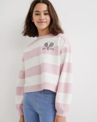 22A2-056 H&M Boxy Sweatshirt - 11-12 tuổi