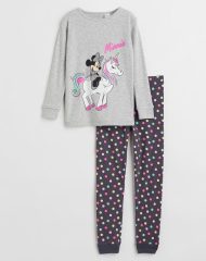 22A2-030 H&M Printed Pajamas - 4-6 tuổi