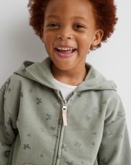 22A2-026 H&M Hooded Jacket - Áo khoác - Áo lạnh - Áo len bé gái
