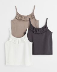 22Y1-018 H&M 3-pack Cotton Tank Tops - 