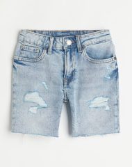 22Y1-129 H&M Comfort Stretch Denim Shorts - Quần short, quần lửng bé trai