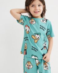 22Y1-123 H&M 2-piece Printed Set - 4-6 tuổi