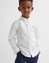 22Y1-121 H&M Cotton Shirt - Áo sơ mi bé trai