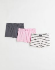 22Y2-011 H&M 3-pack Cotton Shorts - 6 tuổi