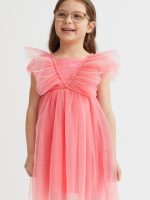 22Y2-028 H&M Pleated Tulle Dress - Váy, đầm bé gái