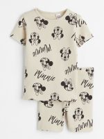 22Y2-024 H&M Printed Jersey Pajamas - Đồ bộ cho bé gái