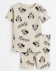 22Y2-024 H&M Printed Jersey Pajamas - Đồ bộ cho bé gái
