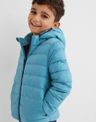 22Y2-122 H&M Hooded Puffer Jacket - BÉ TRAI