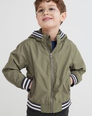 22Y2-119 H&M Jersey-lined Jacket - HÀNG GIẢM GIÁ