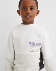 22Y2-110 H&M Oversized Sweatshirt - Áo Khoác - Áo lạnh - Áo len bé trai