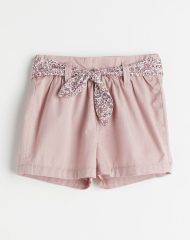 22U1-011 H&M Tie-belt Shorts - 2-4 tuổi