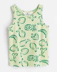 22U1-021 H&M Cotton Jersey Tank Top - 6-8 tuổi