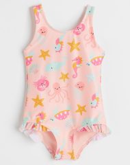 22U1-083 H&M Printed Swimsuit - 7 tuổi