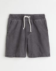 22U1-189 H&M Cotton Denim Shorts - 11-12 tuổi
