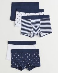 22U1-208 H&M 5-pack Boxer Shorts - 4-6 tuổi