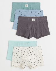 22U1-206 H&M 5-pack Boxer Shorts - 7 tuổi