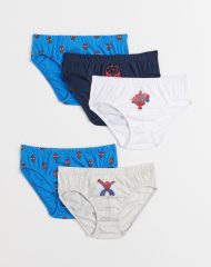 22U1-205 H&M 5-pack Printed Boys’ Briefs - Phụ kiện & giày dép cho bé