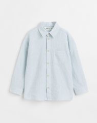 22U1-144 H&M Linen-blend Shirt - 4 tuổi