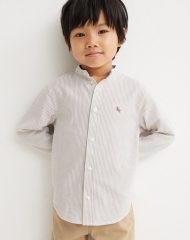 22U1-143 H&M Henley Shirt - BÉ TRAI