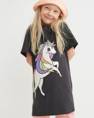 22U1-047 H&M Cotton T-shirt Dress - 4 tuổi