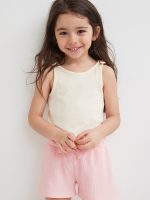 22U2-037 H&M 2-piece Set with Cotton Tank Top and Shorts - Đồ bộ cho bé gái