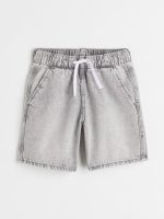 22U2-159 H&M Cotton Denim Pull-on Shorts - Quần short, quần lửng bé trai
