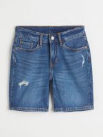 22U2-187 H&M Slim Fit Denim Shorts - 12-14 tuổi