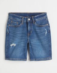 22U2-187 H&M Slim Fit Denim Shorts - Từ 14 tuổi trở lên