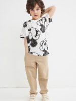 22U2-130 H&M Printed T-shirt - Áo thun bé trai