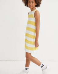 22U2-080 H&M Fine-knit Dress - 12-14 tuổi