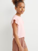 22U2-078 H&M 2-piece Jersey Set - Đồ bộ cho bé gái