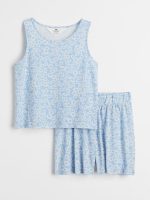22U2-075 H&M 2-piece Set with Tank Top and Shorts - Đồ bộ cho bé gái