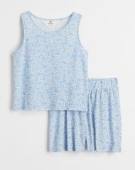 22U2-075 H&M 2-piece Set with Tank Top and Shorts - BÉ GÁI