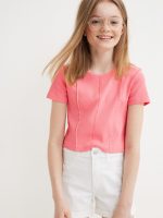 22U2-063 H&M Cotton Jersey Crop Top - Từ 14 tuổi trở lên