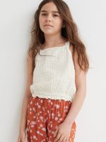22U2-054 H&M Sleeveless Crop Top - 12-14 tuổi