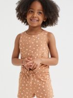 22U2-043 H&M 2-piece Cotton Set - Đồ bộ cho bé gái