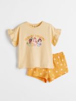 22L1-008 H&M 2-piece Printed Set - Đồ bộ cho bé gái