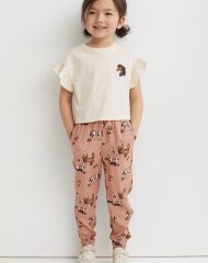 22L1-043 H&M 2-piece Cotton Set - Đồ bộ cho bé gái