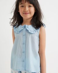 22L1-032 H&M Collared blouse - HÀNG GIẢM GIÁ