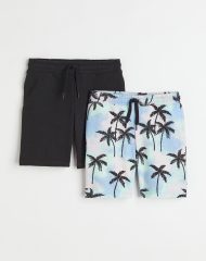 22L1-156 H&M 2-pack Sweatshorts - 6-8 tuổi