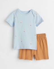 22L1-127 H&M 2-piece Cotton Set - Đồ bộ cho bé trai