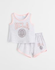 22L1-126 H&M 2-piece Printed Jersey Set - 18-24 tháng