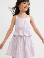 22L2-030 H&M 2-piece Cotton Poplin Set - Váy, đầm bé gái
