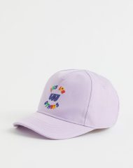 22L2-048 H&M Embroidered-detail Cap - Mũ, nón bé gái