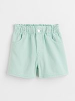 22L2-038 H&M Relaxed Fit Twill High Shorts - Từ 14 tuổi trở lên
