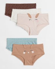 22L3-043 H&M 5-pack Hipster Briefs - Phụ kiện cho bé gái