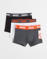 22L3-070 H&M 3-pack Printed Boxer Shorts - 13-14 tuổi