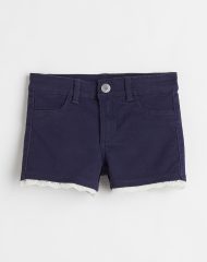 22L3-016 H&M Cotton Twill Shorts - 4-6 tuổi