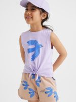22G2-011 H&M 2-piece Cotton Jersey Set - Đồ bộ cho bé gái