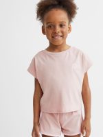 22G2-010 H&M 2-piece cotton set - Đồ bộ cho bé gái